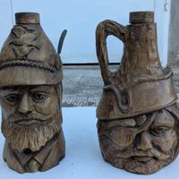 Bottiglie decorative Alpino e Pirata