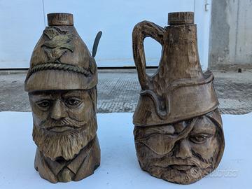 Bottiglie decorative Alpino e Pirata