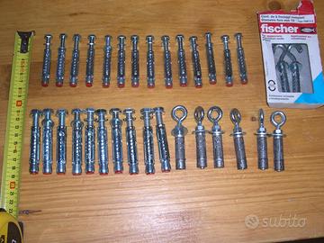 Stock tasselli Fischer per Makita Dewalt Hilti