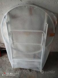 Tavolo in vetro da giardino con 4 sedie