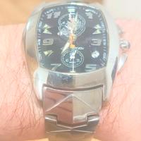 CHRONOTECH Orologio Prisma INOX Uomo Elegante