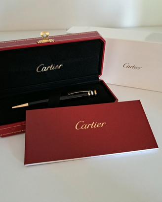 Penna  De Cartier Trinity Resina Nera Full Set 