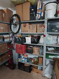 scaffale in acciaio per garage