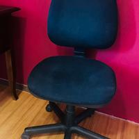 Sedia ufficio girevole, in tessuto