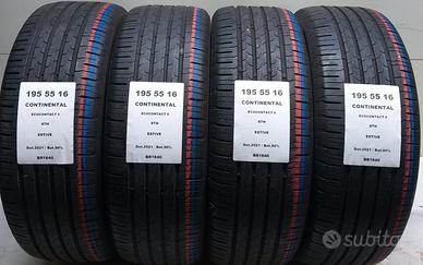 4 GOMME 195 55 16 CONTINENTAL BR1640