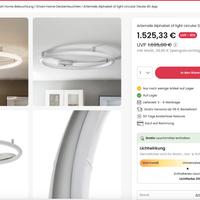 Lampada Artemide circolare parete soffitto nuova