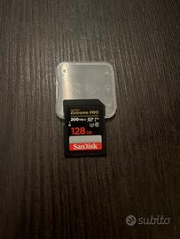 Scheda SD SanDisk 128GB
