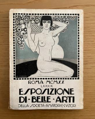 catalogo LXXXIX Esposizione Belle Arti Roma 1920