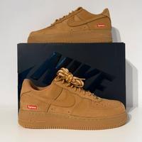 Supreme x NK Air Force 1 Wheat Color 37.5