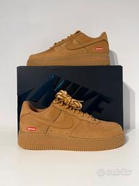 Supreme x NK Air Force 1 Wheat Color 37.5