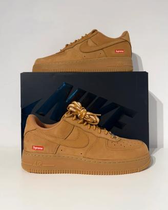 Supreme x NK Air Force 1 Wheat Color 37.5