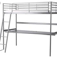 Letto soppalco con materasso 207*140*206