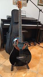 basso elettroacustico Harley Benton setup liutaio