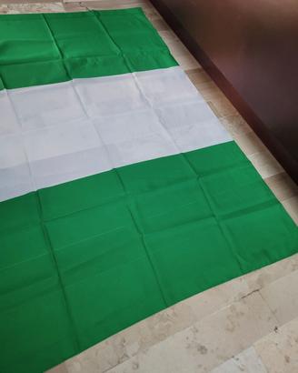 Bandiera bianco verde della Nigeria