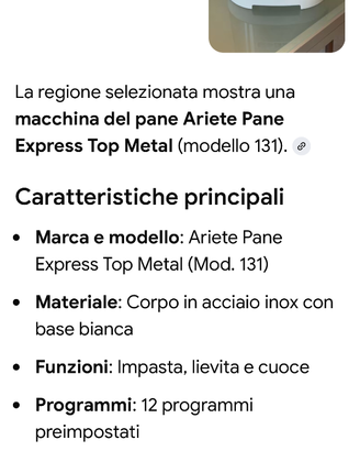 macchina per pane