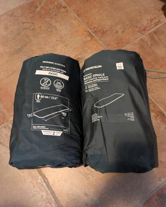 Coppia materassini decathlon autogonfianti BASIC
