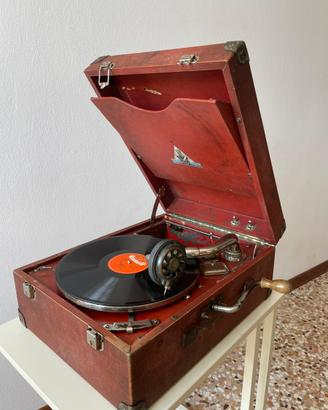 Grammofono vintage funzionante