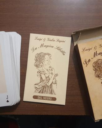 carte da gioco la magica sibilla - dal negro