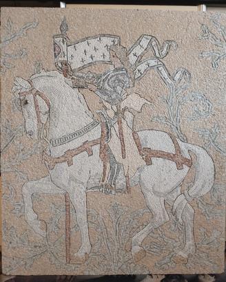 Quadro Mosaico con Cavallo_105x90cm_PEZZO UNICO