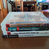 4 Giochi Per PlayStation 2 e 3, Call Of Duty, ecc.