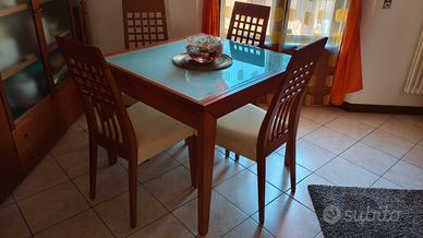 set tavolo e sedie Calligaris 