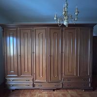 Ampio Armadio Classico 6 Ante con 5 Cassetti Ester