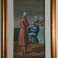 Quadro a olio su tela artista Francesco Matera