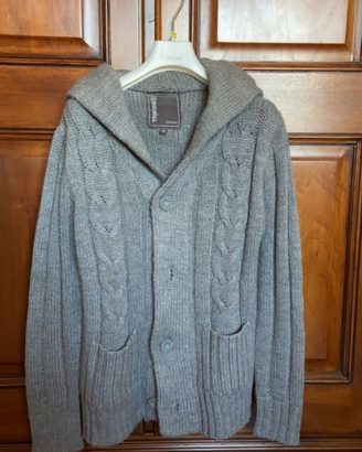 Cardigan invernale grigio