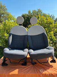 Coppia Sedili anteriori fiat 500 2007