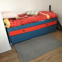 Letto con secondo letto estraibile