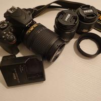 Nikon 3400 + obiettivi 