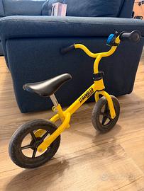 Bici senza pedali bambino