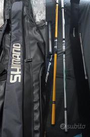 kit Shimano  canne + portacanne 
