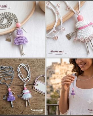 Collana Bambolina Uncinetto SIMONAMI CROCHET 