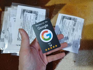 Google Review Cards 30 (con blister e informativa)