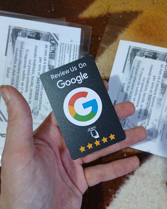 Google Review Cards 30 (con blister e informativa)