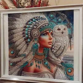 Quadro tecnica diamanti