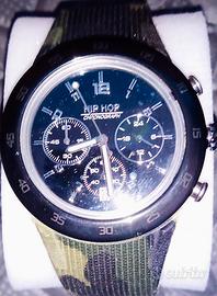 Hip hop orologio camouflage
