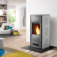 Rivestimento in maiolica per stufa Piazzetta p963