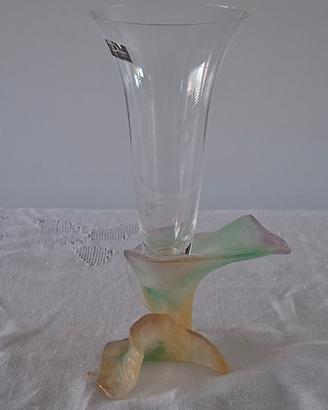 Scultura Daum in Lalique - composizione floreale