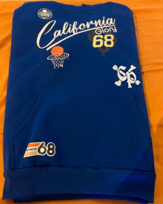 Felpa California blu