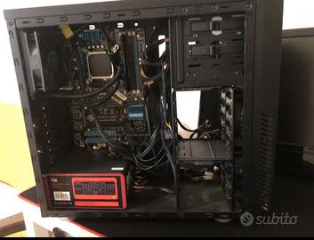 Pc desktop MB Asus, Ram 8gb, ssd 480gb.