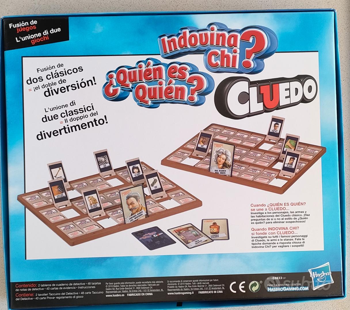 Gioco da tavolo indovina chi? Unito a Cluedo - Tutto per i bambini In  vendita a Torino