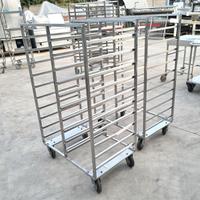 2 porta teglie a due campate usati