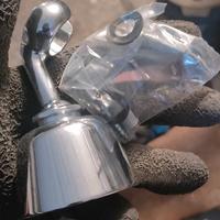 Supporto a Muro per Doccino Cromato