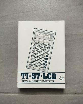 libretto istruzioni x calcolatrice TI-57- LCD