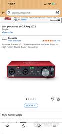 Focusrite scarlett 2i2