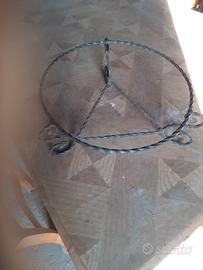 portavaso in ferro battuto