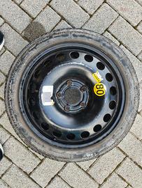 kit emergenza Auto Ruotino 115/70 R16 + 2 Catene