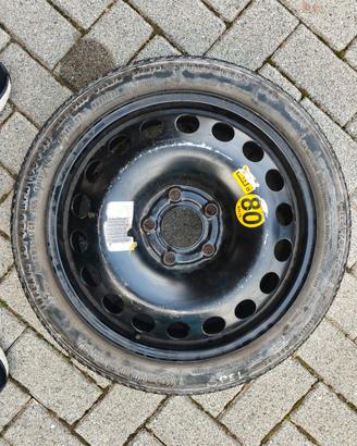 kit emergenza Auto Ruotino 115/70 R16 + 2 Catene